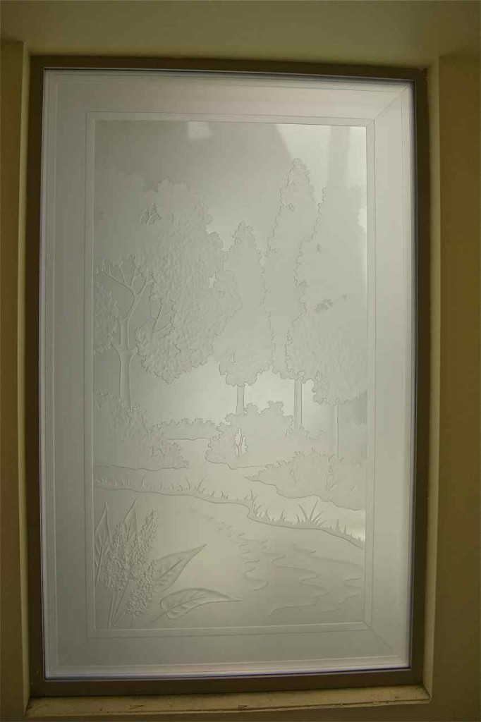 "Tranquil Meadows" 60" x 108" Window