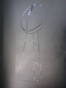 etched glass super bowl trophy by sans soucie Etched Glass Super Bowl Trophy