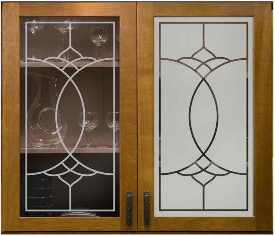 "Faux Leaded 01".  Left:  POSITIVE Sandblast  Right:  NEGATIVE Sandblast