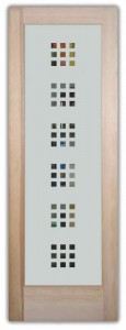 etched glass door pantry squares