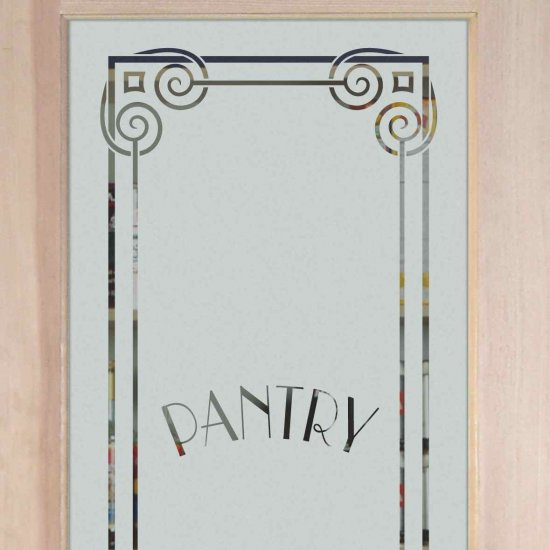 kitchen pantry door etched glass parisian sans soucie