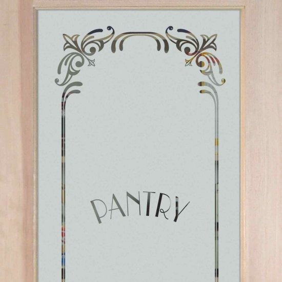 pantry door etched glass french lenora border sans soucie