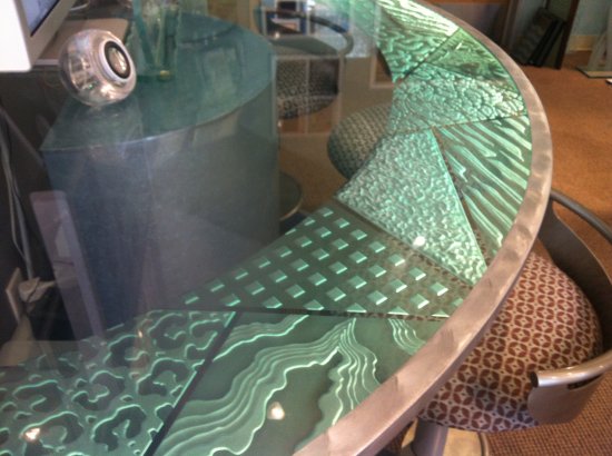 glass top
