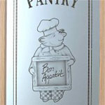 Piggy Chef Pantry Door B - Dimensional $699