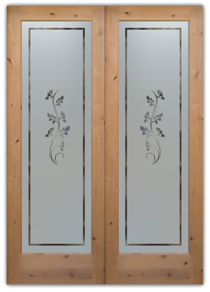 glass pantry doors leaves