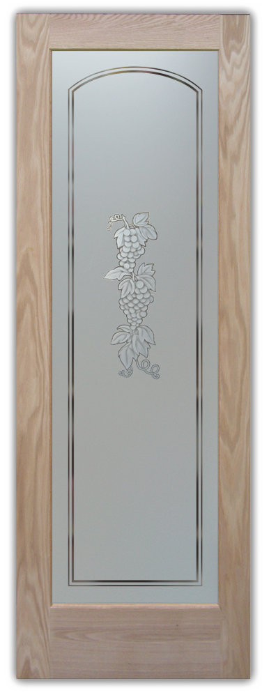 pantry doors frosted grapes