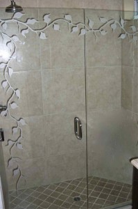 glass shower etched doors vines tropical decor soucie sans enclosure elegant vns mirror name bathroom sanssoucie