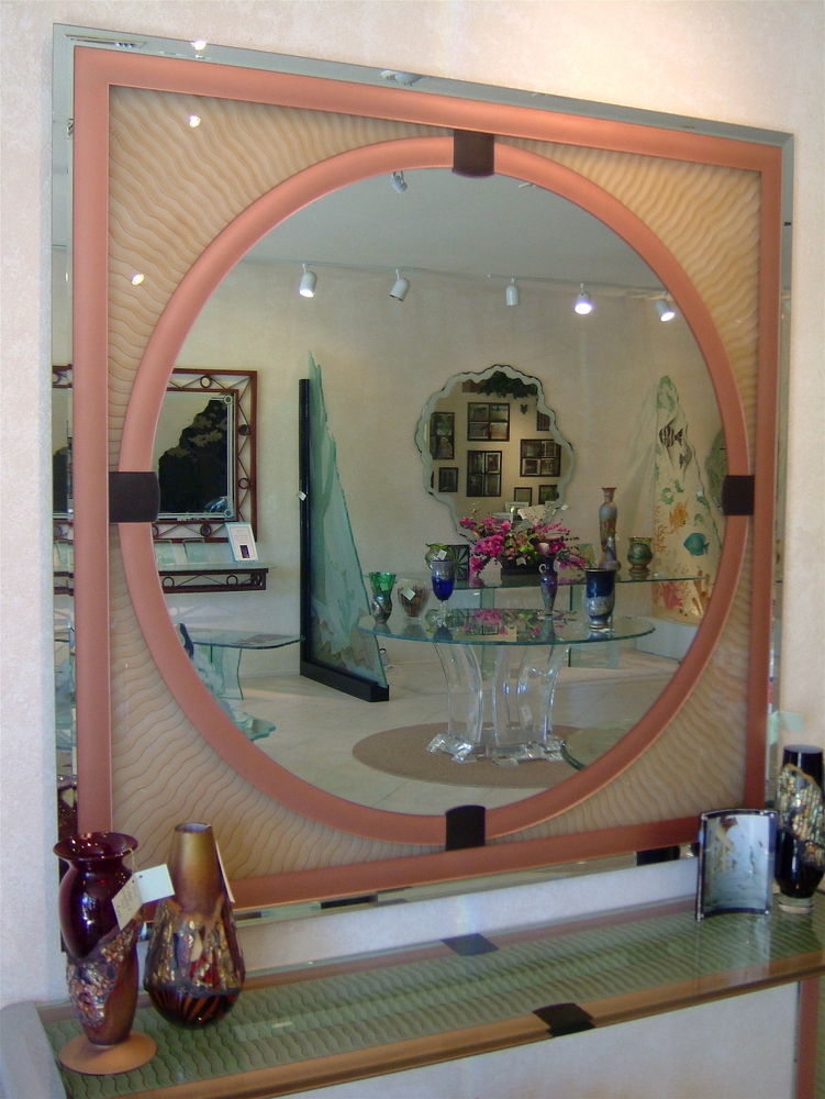 Decorative Etched Carved Mirrors Mirror Frames Sans Soucie Art Art Deco Mirror Hand Etched Carved And Painted