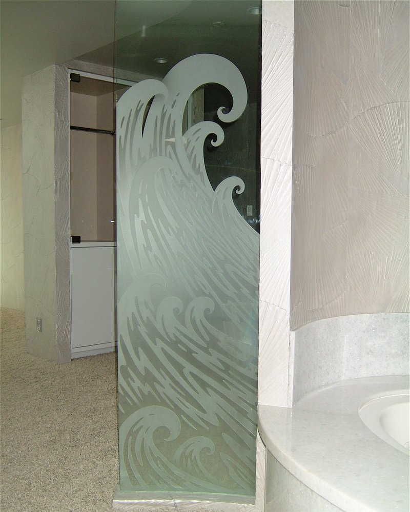 Decorative Glass for the Bathroom adds a Custom Flair 