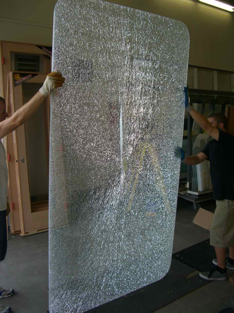 Shattered Glass Dining Table Top Sans Soucie Art Photo Of Glass Before Ng And Shattered