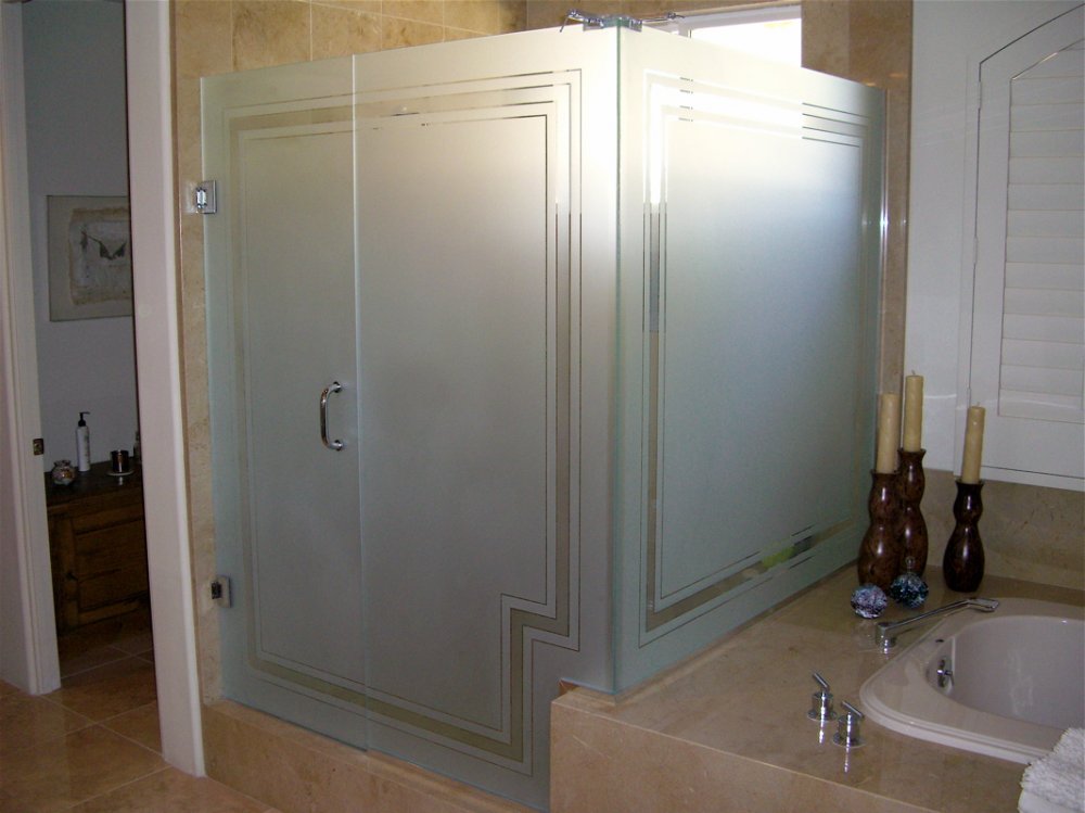 Shower Enclosures Sans Soucie Art Glass