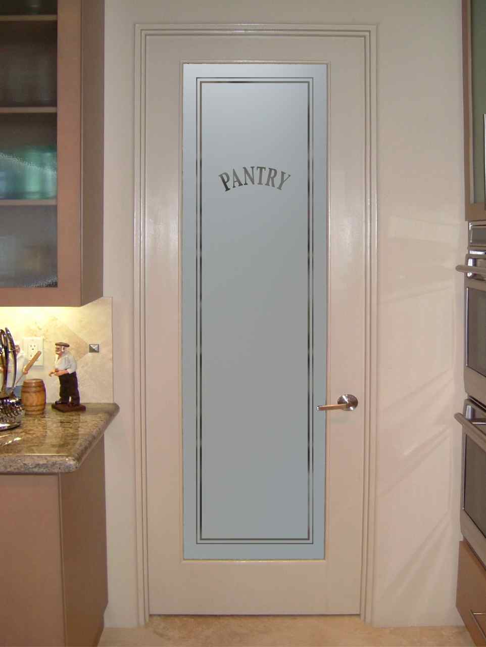 Pantry Doors with Frosted Glass | Sans Soucie