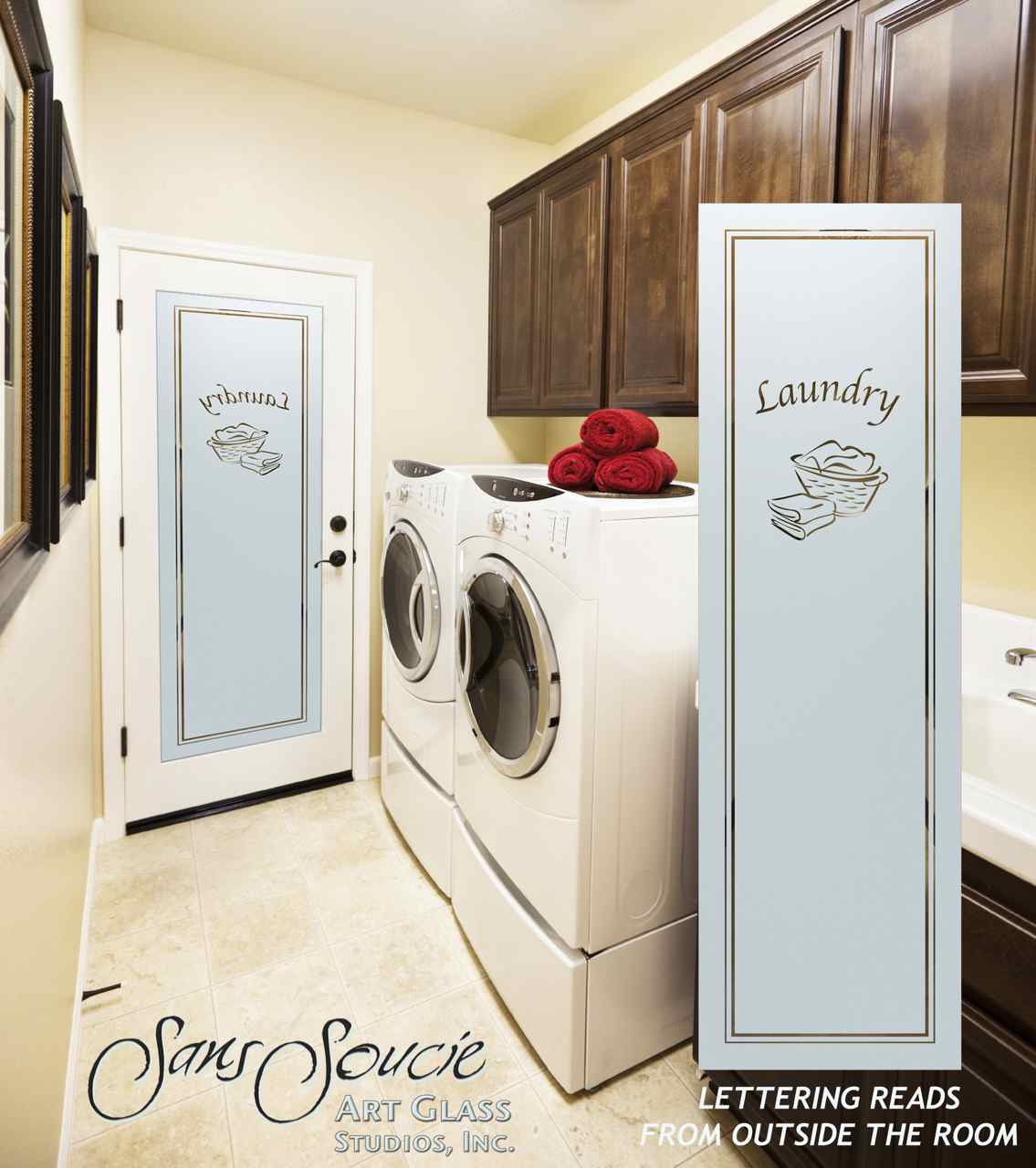 Laundry Room Doors Sans Soucie Art Glass Basket Laundry Room