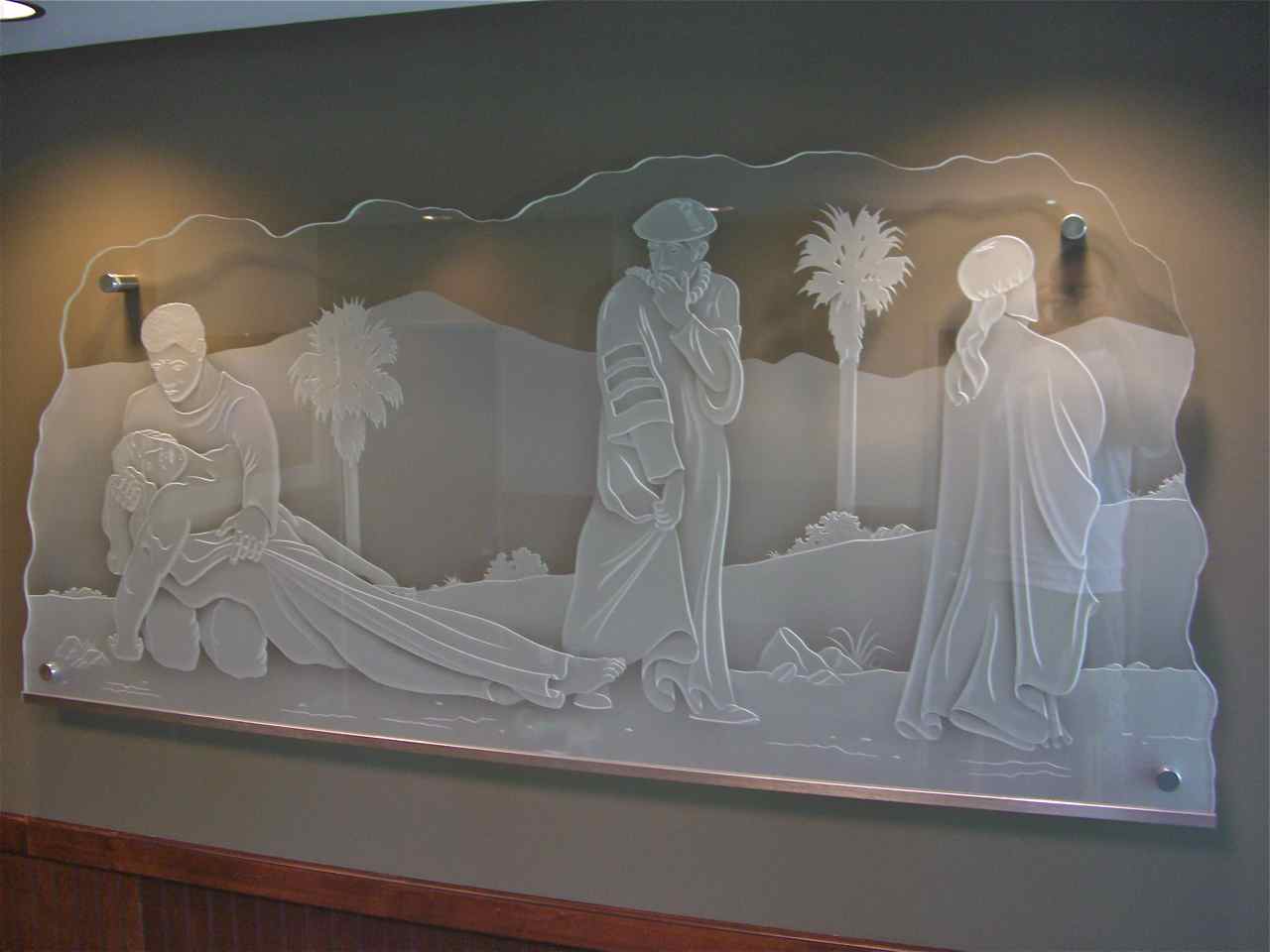 glass wall art loma linda good samaritan - 1