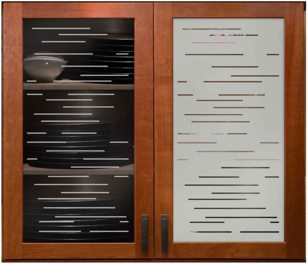 etched glass cabinets finer lines