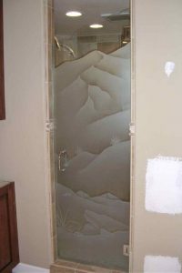 etched shower doors bathtub mountains foliage 3d shower door drt mtns ll glass panels etched western style etched shower doors bathtub mountains foliage 3d shower door drt mtns ll glass panels etched western style