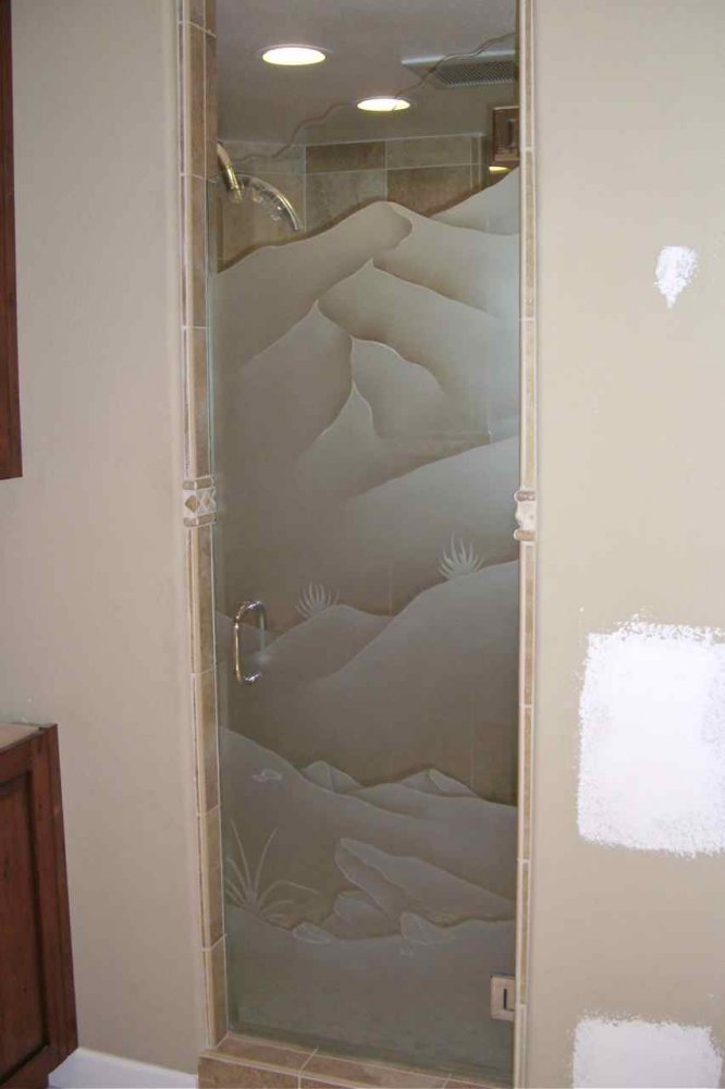 Opaque Single Shower Doors mountans glass shower doors etched glass western Opaque Single Shower Doors mountans glass shower doors etched glass western