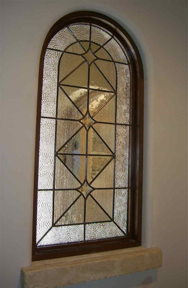 Acute Angles Glass Window Beveled Glass Modern Design