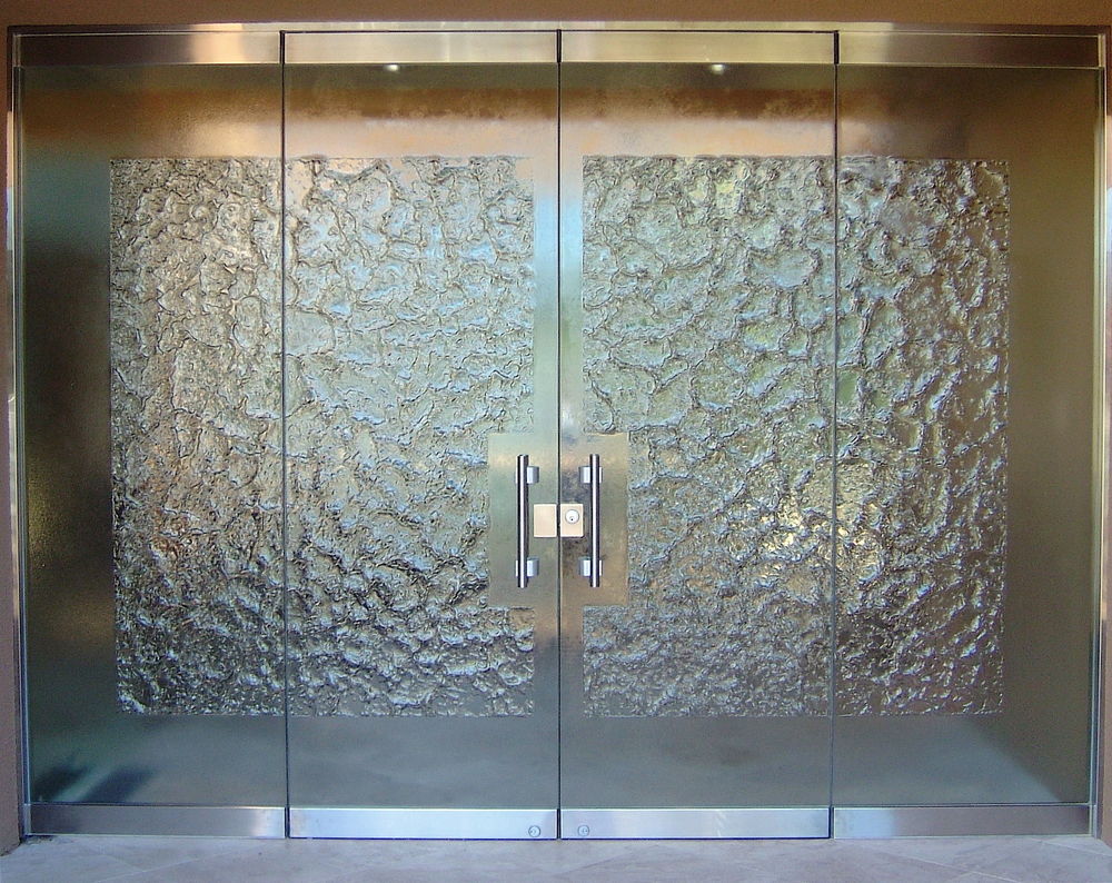glass door