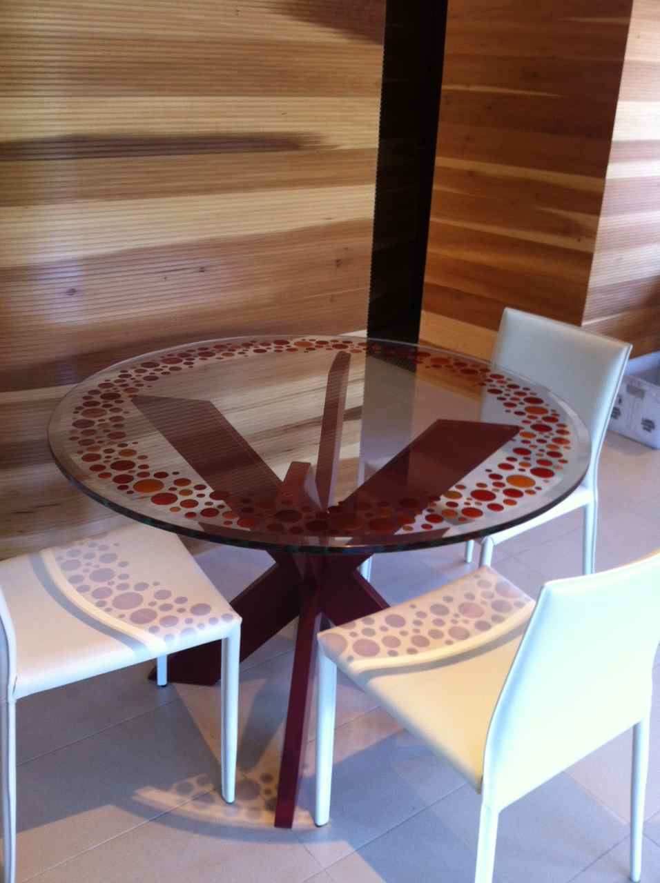 Glass Dining Table - Sans Soucie Art Glass Glass Dining Table - Sans Soucie Art Glass