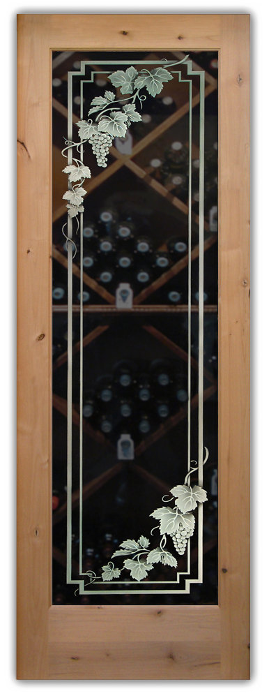 Wine cellar glass doors from Sans Soucie