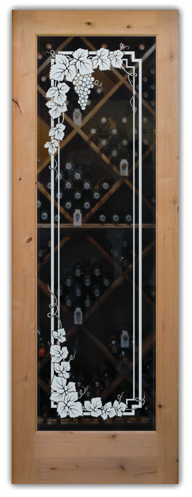 Wine cellar glass doors from Sans Soucie