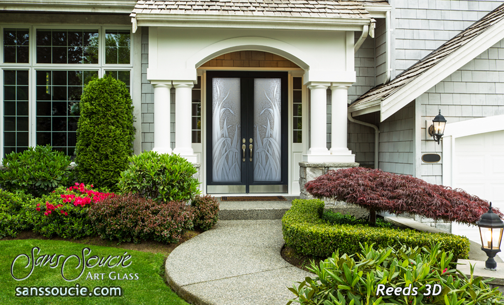 Residential Double Front Doors double entry doors - sans soucie art glass Residential Double Front Doors double entry doors - sans soucie art glass