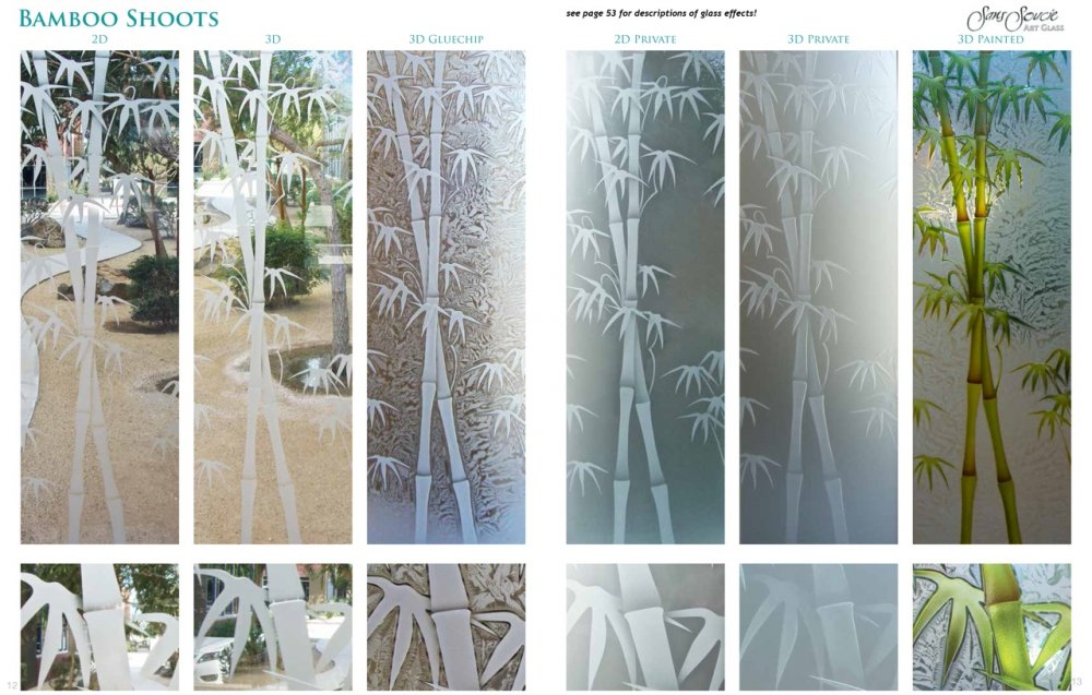 Etched Hand Painted Glass Entry Door Sans Soucie Art