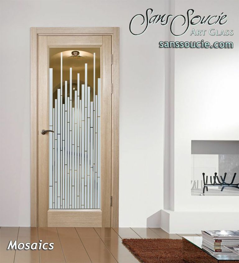 Blog Sans Soucie Art Gl Etched Gl Doors Mosaics Modern Geometric