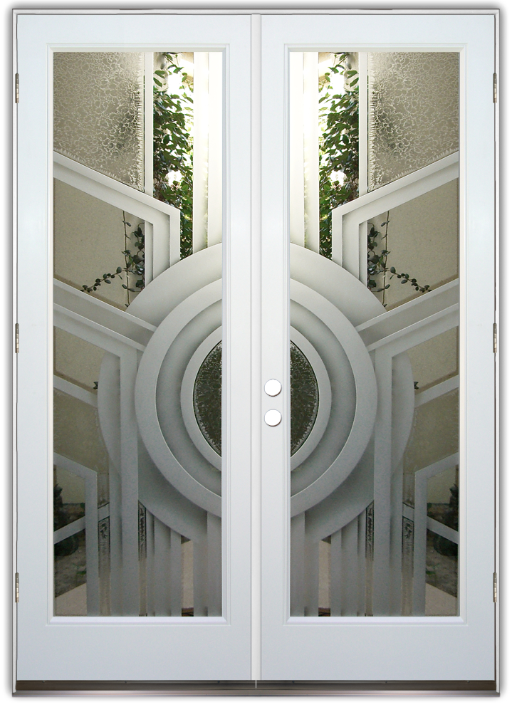 Double Entry Doors Sans Soucie Art Gl Gl Front Doors Contemporary Modern Decorative Etched Sans Soucie