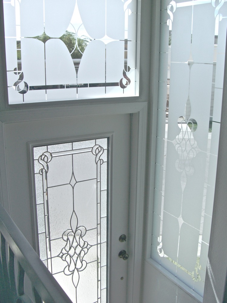 Dandridge 1D Negative Etched Glass Windows | Sans Soucie ...