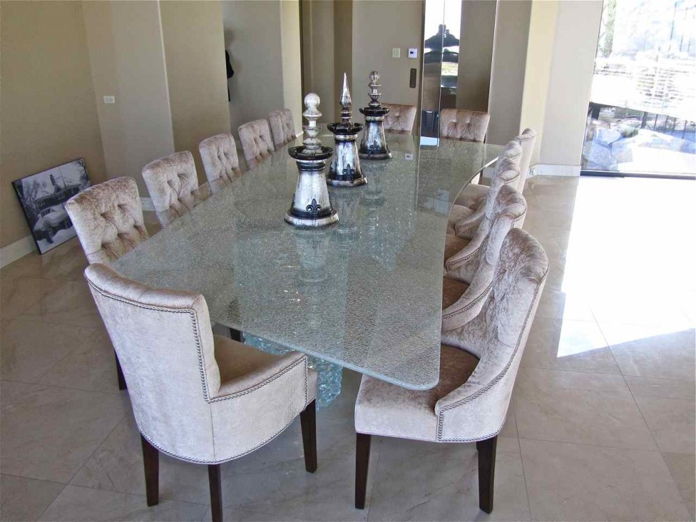 Glass Dining Tables shattered glass edge lit glass dining tables sans soucie Glass Dining Tables shattered glass edge lit glass dining tables sans soucie