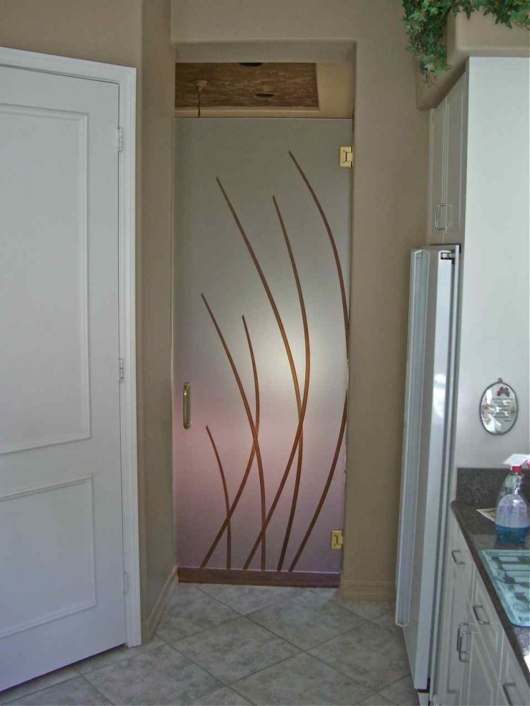 Sleek Arcs Frameless Glass Doors Sans Soucie