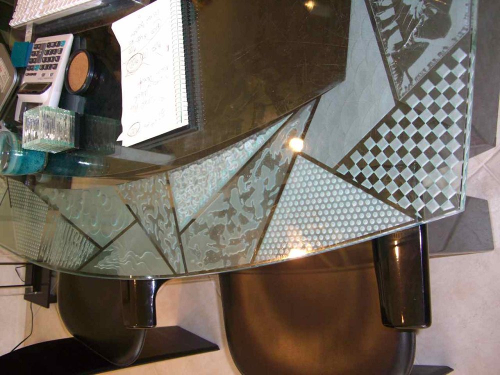 Glass Desk Table Tops Custom Top Remarkable Glass Desk Table Tops Also