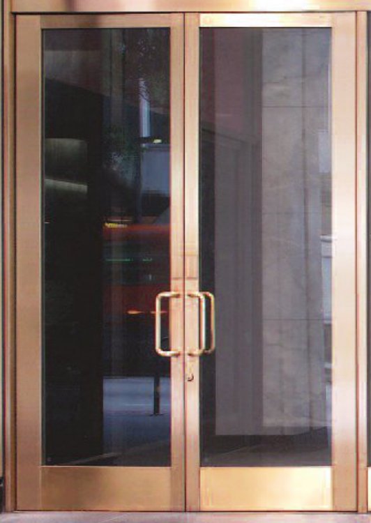 Stainless Steel Doors :: Sans Soucie Art Glass